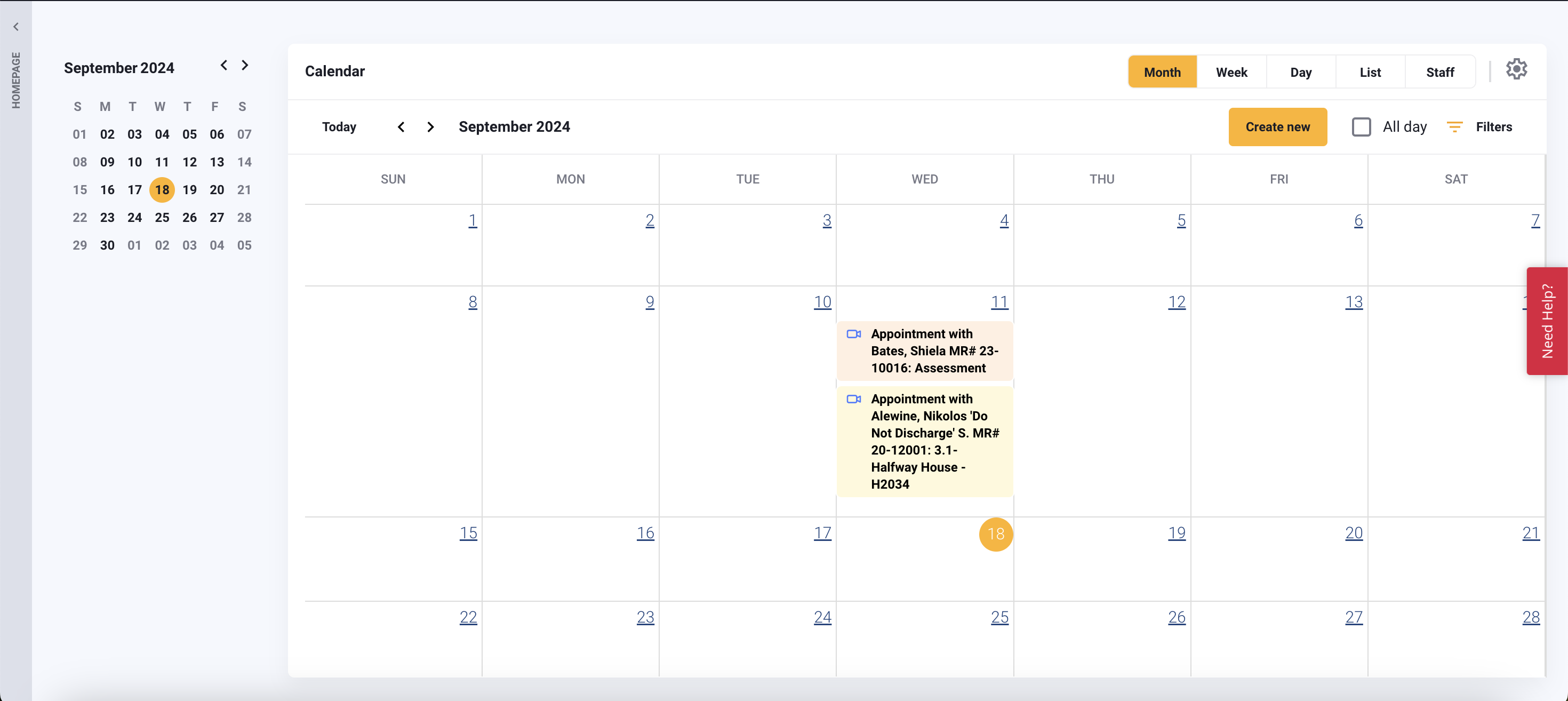 Calendar Redesign SEPT 2024